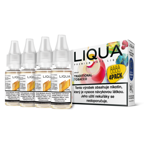 Ritchy Liqua Elements 4Pack Traditional Tobacco 4 x 10 ml 3 mg