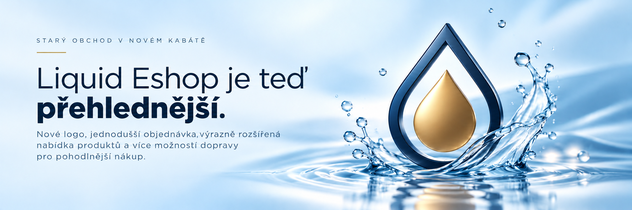 Liquid Eshop je teď přehlednější