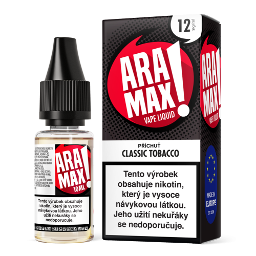 Aramax Classic Tobacco 10 ml 0 mg Aramax Classic Tobacco 10 ml 0 mg