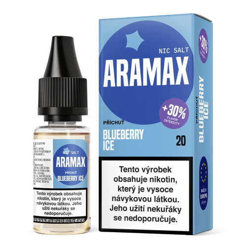 Aramax Salt Blueberry Ice 10 ml 10 mg Aramax Salt Blueberry Ice 10 ml 10 mg