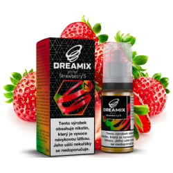 Dreamix Salt Strawberry'S jahoda 10 ml 20 mg Dreamix Salt Strawberry'S jahoda 10 ml 20 mg