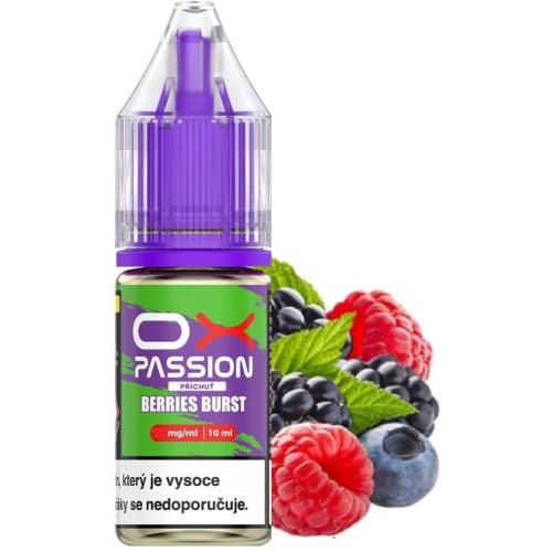 OXVA OX PASSION Salts Berries Burst 10 ml 20 mg OXVA OX PASSION Salts Berries Burst 10 ml 20 mg