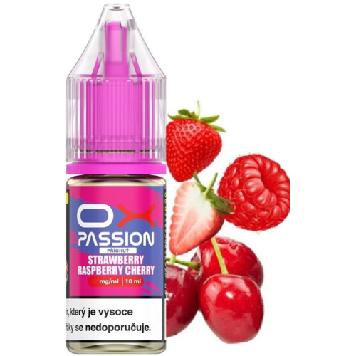 OXVA OX PASSION Salts Strawberry Raspberry Cherry 10 ml 10 mg OXVA OX PASSION Salts Strawberry Raspberry Cherry 10 ml 10 mg
