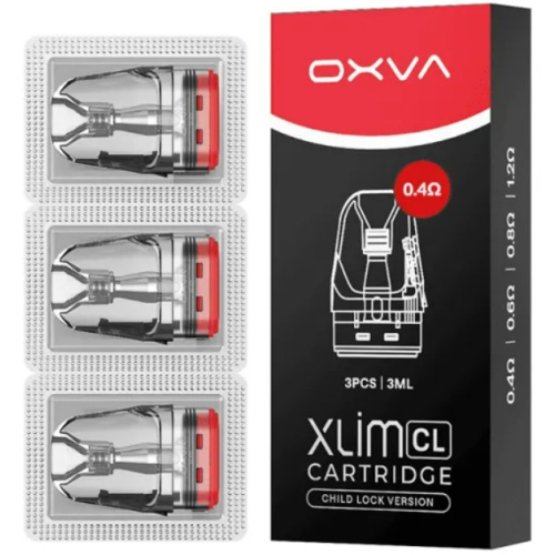 OXVA Xlim CL/V3 Pod Top Fill cartridge 0,4ohm 2ml 3Pack