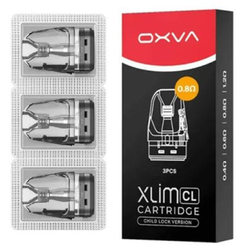 OXVA Xlim CL/V3 Pod Top Fill cartridge 0,8ohm 2ml 3Pack OXVA Xlim CL/V3 Pod Top Fill cartridge 0,8ohm 2ml 3Pack