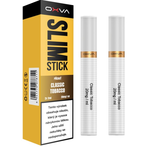 OXVA SLIMSTICK Pods cartridge Classic Tobacco 20mg 2Pack CZ OXVA SLIMSTICK Pods cartridge Classic Tobacco 20mg 2Pack CZ