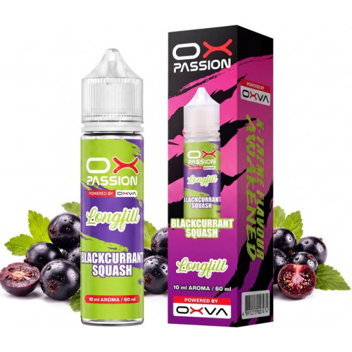 Příchuť OXVA OX PASSION S&V 10ml Blackcurrant Squash Příchuť OXVA OX PASSION S&V 10ml Blackcurrant Squash