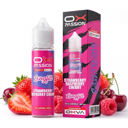 Příchuť OXVA OX PASSION S&V 10ml Strawberry Raspberry Cherry Příchuť OXVA OX PASSION S&V 10ml Strawberry Raspberry Cherry