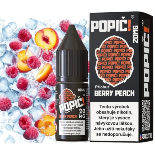 POPIČ! Berry Peach 10 ml 20 mg POPIČ! Berry Peach 10 ml 20 mg