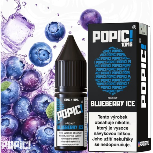 POPIČ! Blueberry Ice 10 ml 10 mg