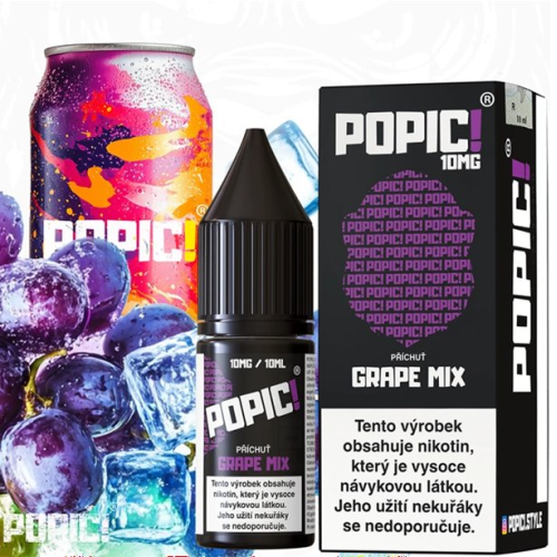 POPIČ! Grape Mix 10 ml 10 mg