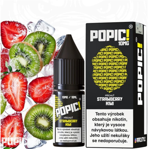 POPIČ! Strawberry Kiwi 10 ml 10 mg