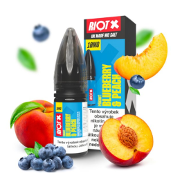 RIOT X Salt Blueberry & Peach Fizz 10 ml 20 mg