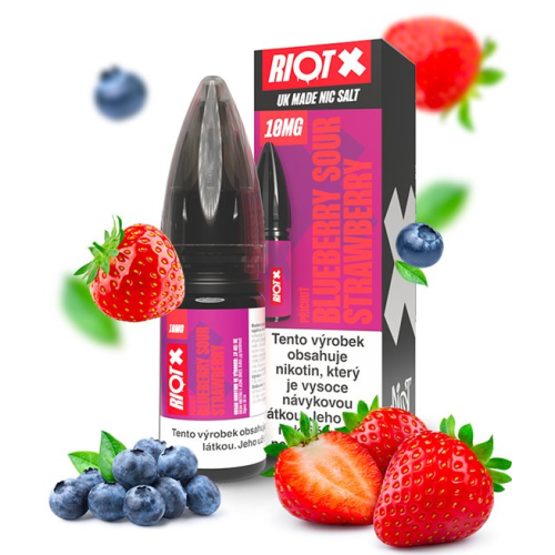 RIOT X Salt Blueberry Sour Strawberry 10 ml 10 mg