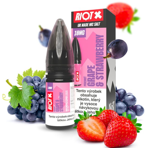 RIOT X Salt Grape & Strawberry 10 ml 10 mg