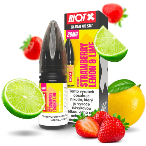 RIOT X Salt Strawberry Lemon & Lime 10 ml 20 mg