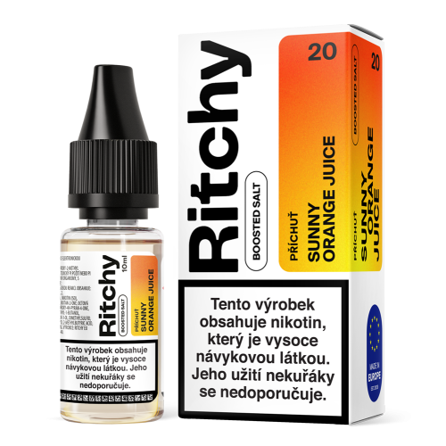 Ritchy Salt Sunny Orange Juice 10 ml 20 mg