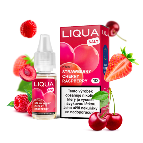 Liqua SALT Strawberry Cherry Raspberry 10 ml 10  mg