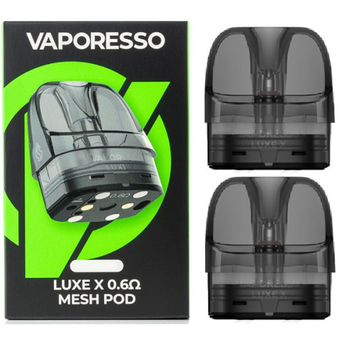 Vaporesso Luxe X Mesh Pod cartridge 0,6 ohm 2 ml 2 ks Vaporesso Luxe X Mesh Pod cartridge 0,6 ohm 2 ml 2 ks