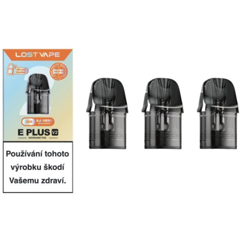 Lost Vape E Plus V2 cartridge 0,6 ohm 2 ml 3 ks