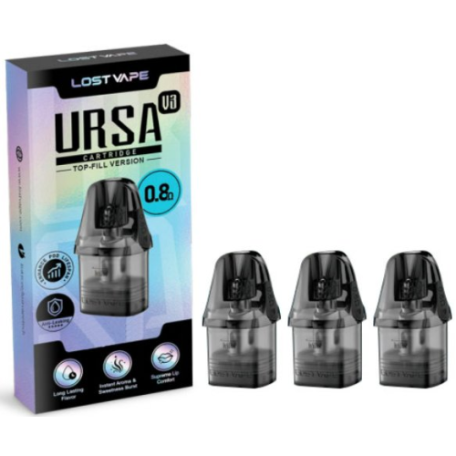 Lost Vape Ursa Pod V3 cartridge 0,8 ohm 2 ml 3 ks