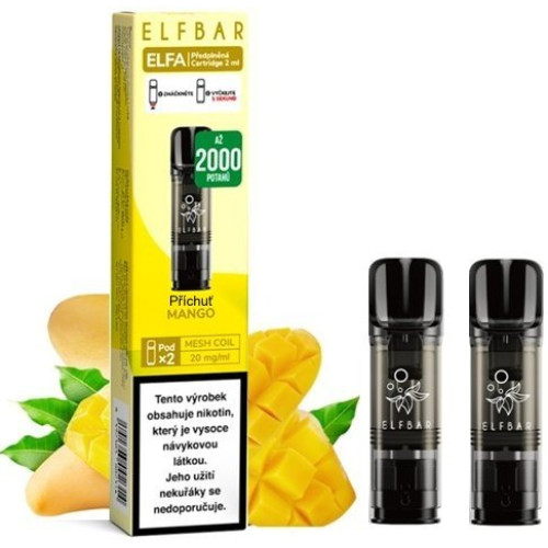 Elf Bar ELFA cartridge 2 ks Mango 20 mg
