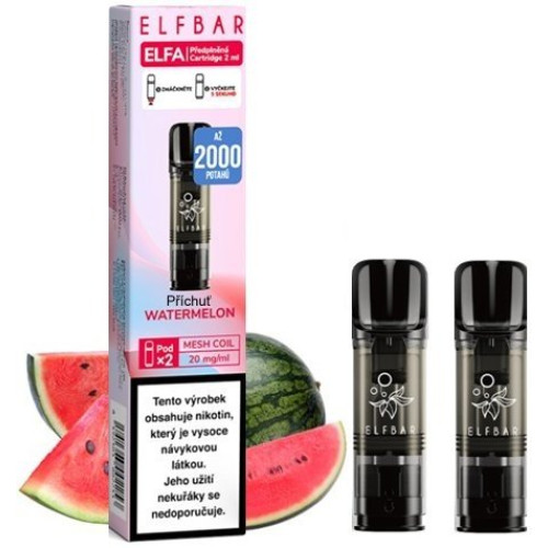 Elf Bar ELFA cartridge 2 ks Watermelon 20 mg