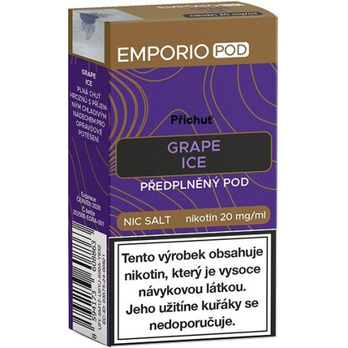 EMPORIO POD cartridge Grape Ice 20 mg 1 ks